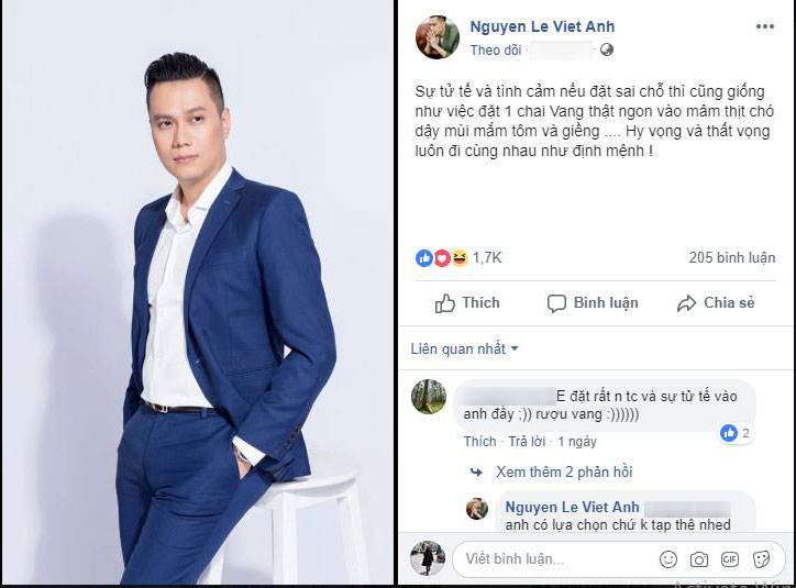 Vợ Việt Anh đăng trạng thái đầy ẩn ý giữa nghi vấn rạn nứt với chồng