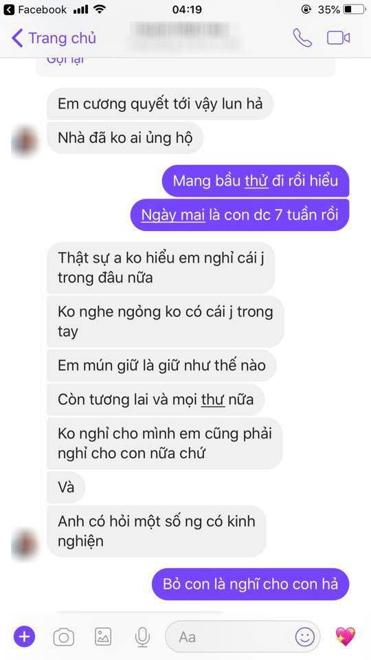 Câu chuyện phản bội hot nhất MXH hôm nay: Bạn trai lừa cho có thai, trở mặt ép phá rồi cưới người yêu cũ