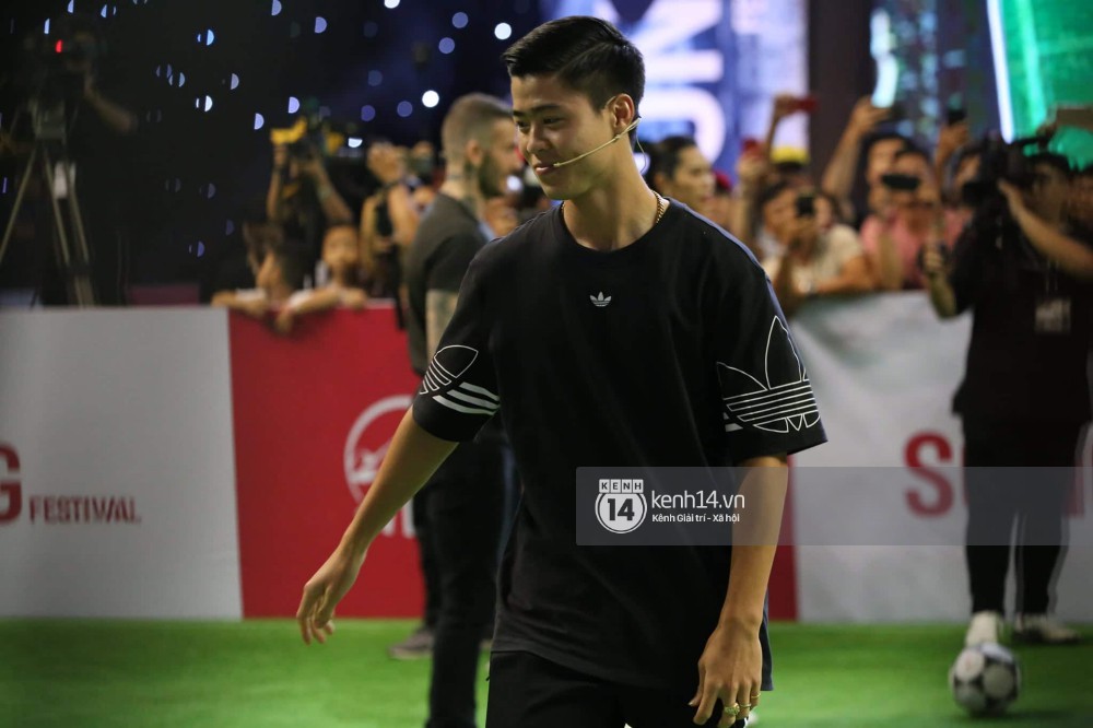 Khoảnh khắc hiếm có: Lần đầu tiên David Beckham, Công Vinh, Duy Mạnh hội ngộ trong một khung hình