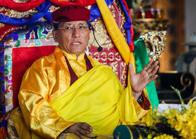 Đức Gyalwang Drukpa khai đàn, cầu quốc thái dân an tại TP HCM