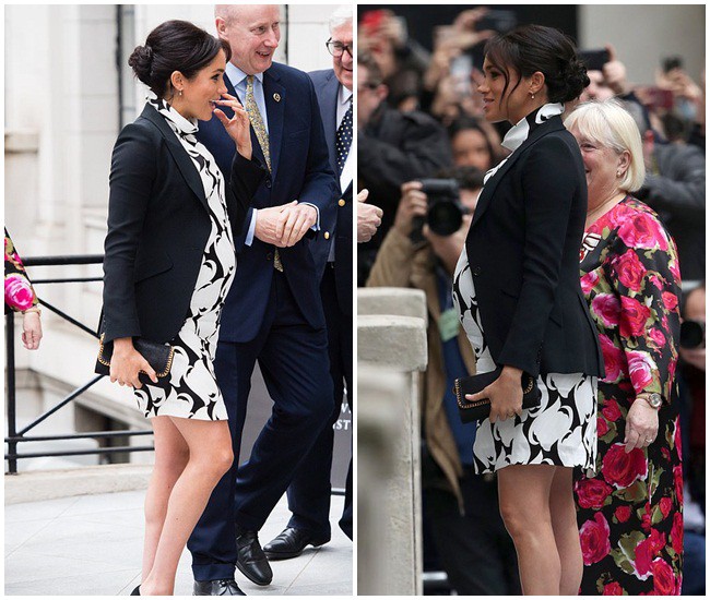 Meghan bị chỉ trích vì mặc bộ váy phản cảm trong sự kiện chào mừng Ngày quốc tế phụ nữ