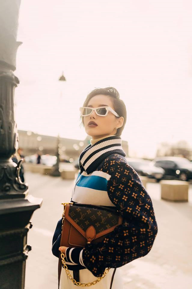 Em chồng Hà Tăng diện túi gần 1 tỷ tham dự tuần lễ thời trang Paris