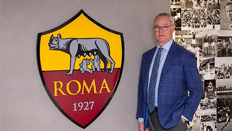 HLV Ranieri chính thức dẫn dắt Roma sau khi bị Fulham sa thải