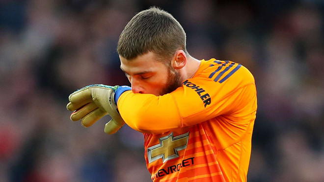 CĐV Man United: De Gea thi đấu như một gã say rượu trên sân