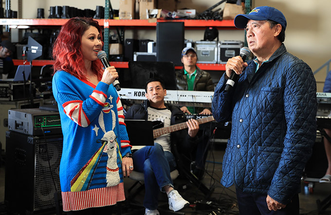 Chồng Thanh Thảo nhìn vợ tập nhạc vui vẻ với tình cũ Quang Dũng