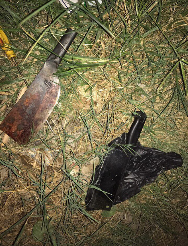 Nghịch tử chém chết cả nhà bị bắt khi đang vác dao đi tìm chị ruột