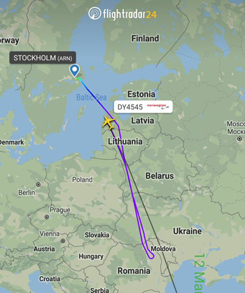 Boeing 737 MAX của Na Uy quay đầu do bị nhiều nước cấm bay