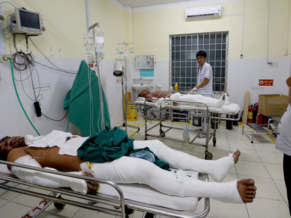 5 người bị bỏng nặng khi đang ngồi nhậu