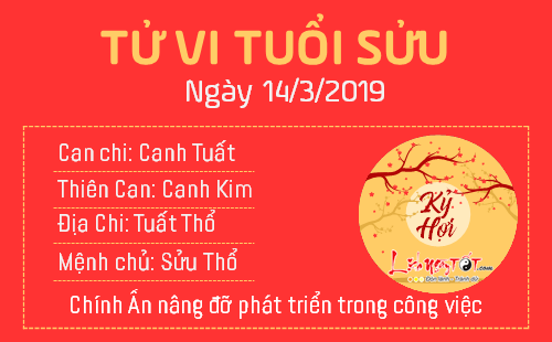 Tử vi Thứ 5 ngày 14/3/2019 của 12 con giáp: Tuất sự nghiệp rộng mở, Thân đen đủi bị hiểu lầm