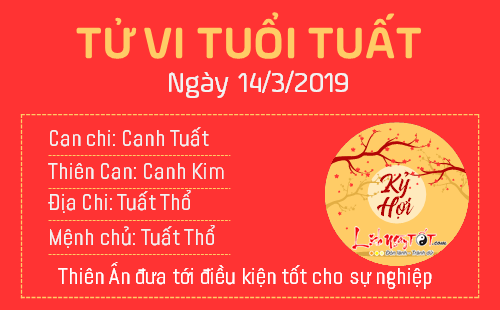 Tử vi Thứ 5 ngày 14/3/2019 của 12 con giáp: Tuất sự nghiệp rộng mở, Thân đen đủi bị hiểu lầm