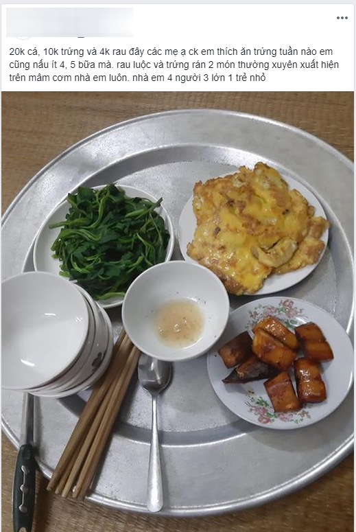 Khoe mâm cơm rẻ chỉ hơn 30 nghìn 3 món chờ được khen, mẹ trẻ sốc nặng khi bị hội chị em mắng như tát nước