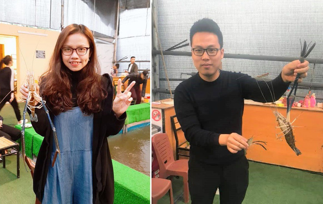 Chi tiền triệu câu thử tôm càng xanh giữa phố Hà Nội