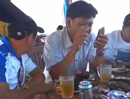 Sự thật về thông tin trung tá công an đi ăn nhậu với trùm đỏ đen