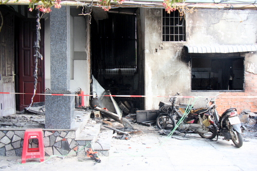 Cháy tiệm sửa điện tử ở Bà Rịa -Vũng Tàu, 3 người chết