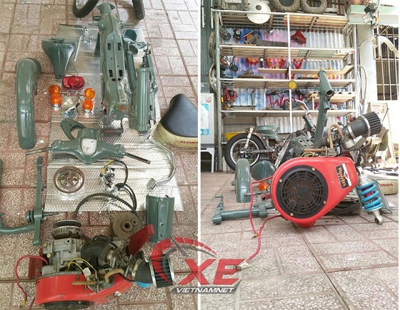 Kim vàng giọt lệ độ cực chất thành xe tay ga Kim vàng giọt lệ độ cực chất thành xe tay ga