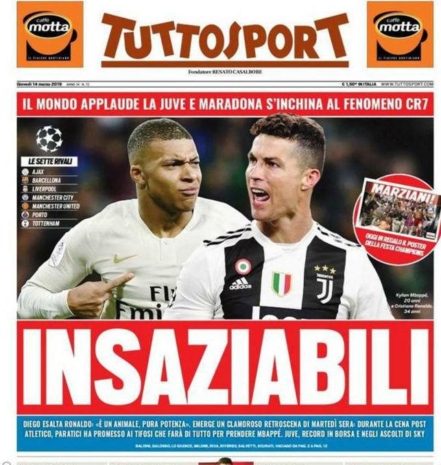 Juventus đặt mục tiêu đưa Mbappe về đá cặp cùng Ronaldo