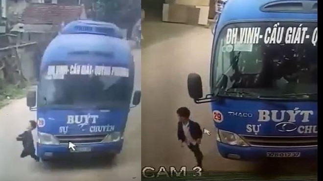 Tài xế đánh lái giúp bé trai 6 tuổi thoát chết khi băng qua đường