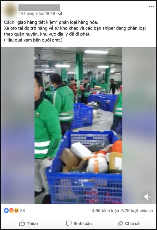 Xôn xao câu chuyện công ty chuyển phát làm vỡ đồ nhưng đổ lỗi do khách đóng gói, lộ clip shipper ném hàng như bay