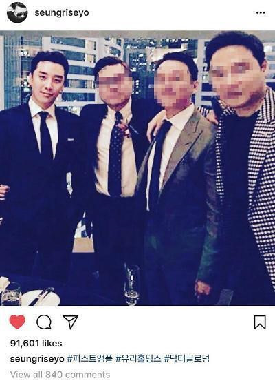 Chồng minh tinh Hàn cầm đầu đường dây hối lộ và mại dâm của Seungri
