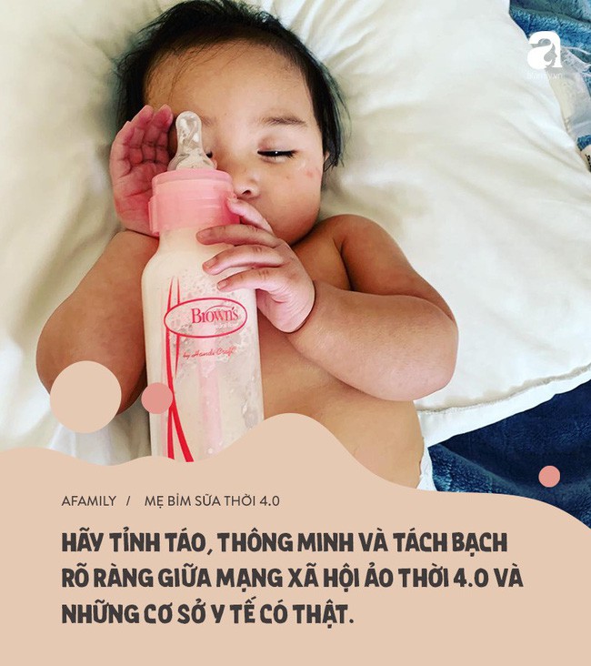 Mặt trái mẹ bỉm sữa thời 4.0: Xem mạng xã hội là bệnh viên nhi khoa, còn hội chị em là chuyên gia y tế
