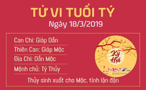 Tử vi thứ 2 ngày 18/3/2019 của 12 con giáp: Mùi được tăng lương, Thân bị tiểu nhân hãm hại