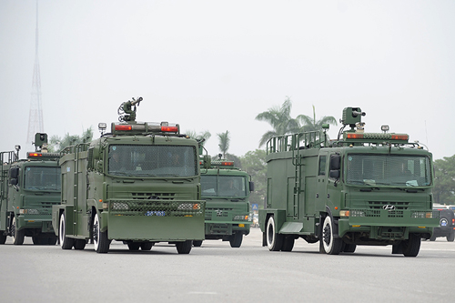 Cận cảnh hàng khủng của CSCĐ Thủ đô trong những sự kiện lớn