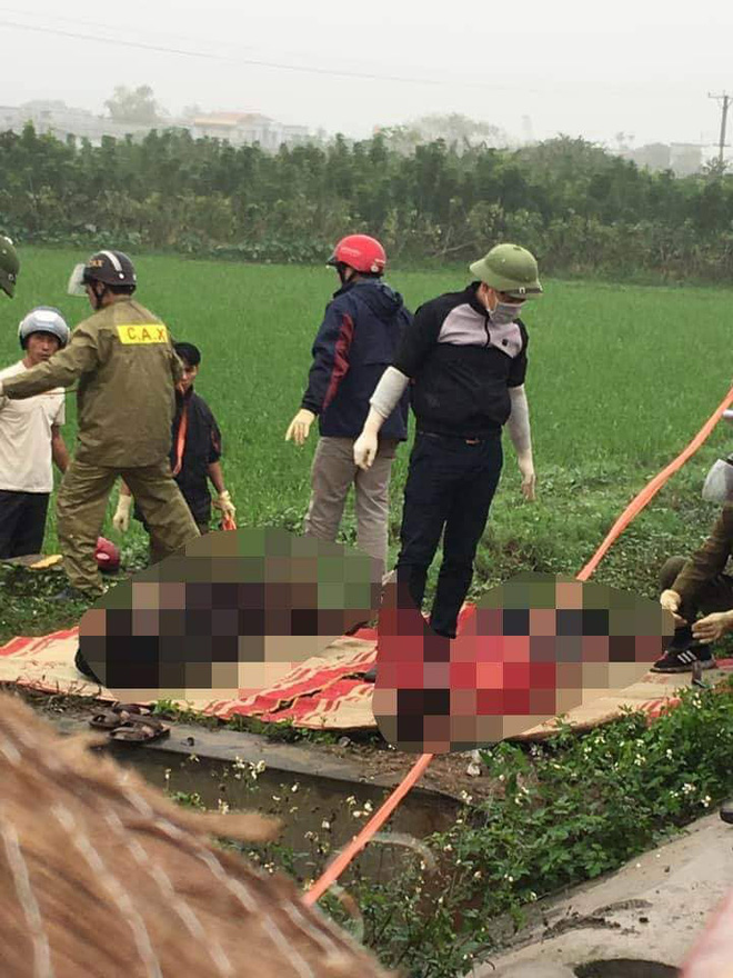 Thái Bình: Phát hiện thi thể hai vợ chồng dưới mương nước