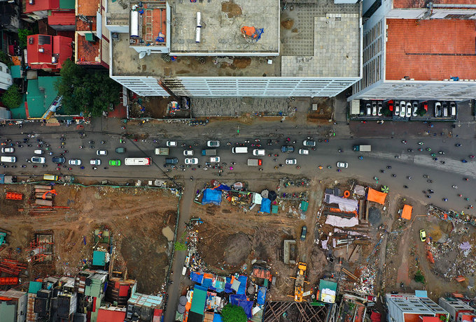 Đường Trường Chinh dở dang sau 5 năm thi công mở rộng