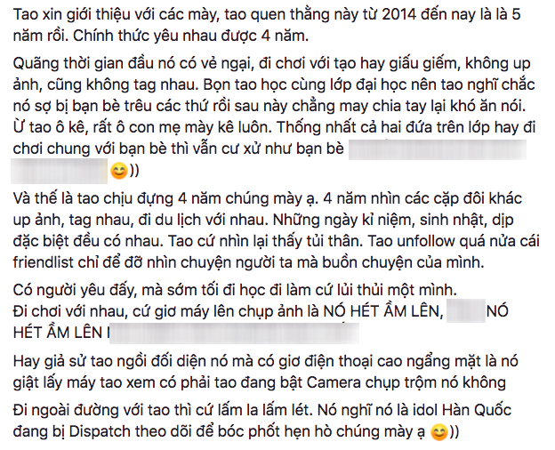 Yêu nhau 4 năm không chịu công khai, chàng trai gây bức xúc khi chia tay bạn gái với lý do em không quan tâm đến gia đình anh