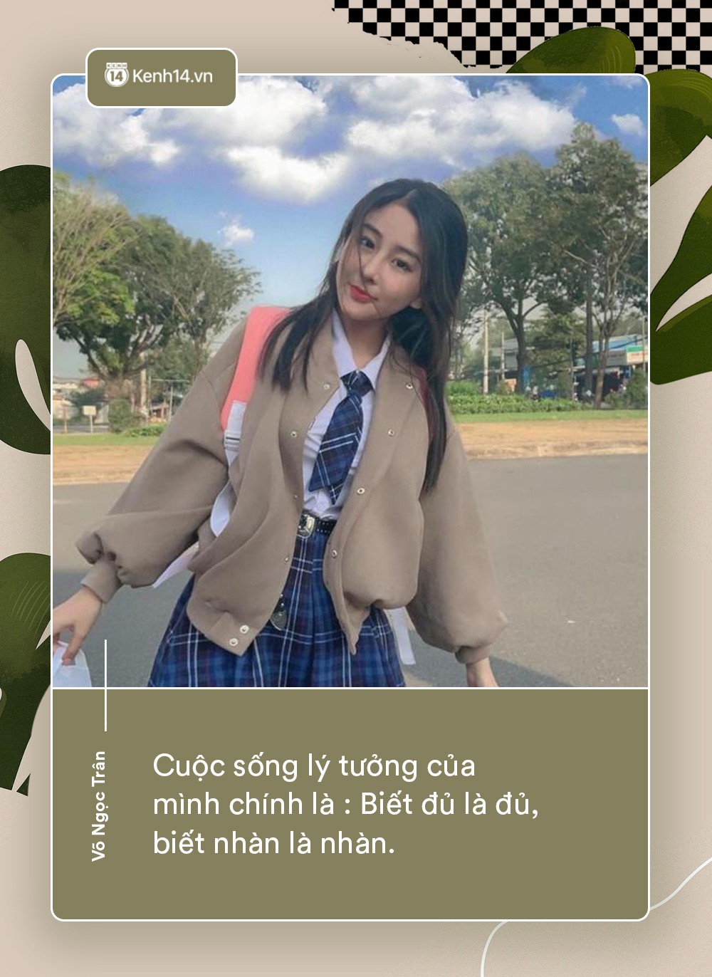 Võ Ngọc Trân - nữ sinh cấp 3 đang hot nhất Sài Gòn: Không cần người đẹp trai và quá giàu có, vì mình có thể kiếm được tiền