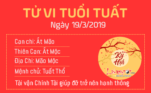 Tử vi thứ 3 ngày 19/3/2019 của 12 con giáp: Mùi được Thiên Tài trợ mệnh, Hợi cẩn thận đào hoa