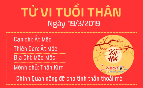 Tử vi thứ 3 ngày 19/3/2019 của 12 con giáp: Mùi được Thiên Tài trợ mệnh, Hợi cẩn thận đào hoa