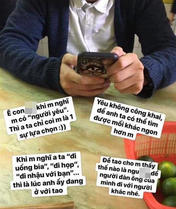 Giành giật rồi ngủ với bạn trai của người khác chưa đủ, con giáp thứ 13 còn ngang nhiên up ảnh thách thức người bạn gái