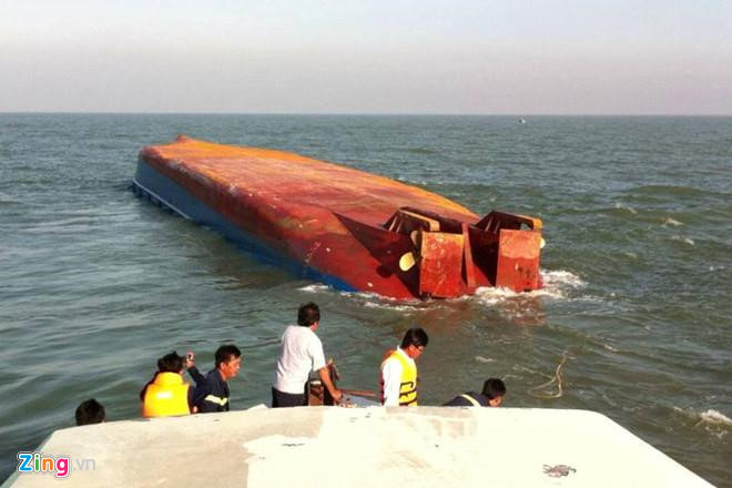 Chìm tàu nạo vét ở Cần Giờ, thuyền trưởng mất tích