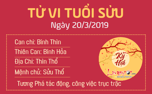 Tử vi thứ 4 ngày 20/3/2019 của 12 con giáp: Thân phát tài nhờ nghề tay trái, Hợi vướng tranh cãi ồn ào