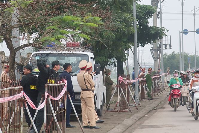 Hình ảnh BOT Mỹ Lộc trong ngày thu phí trở lại