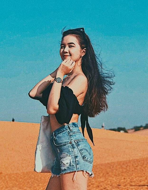 Á khôi ĐH Tôn Đức Thắng cao 1,70 m, hát hay, nói tiếng Anh lưu loát