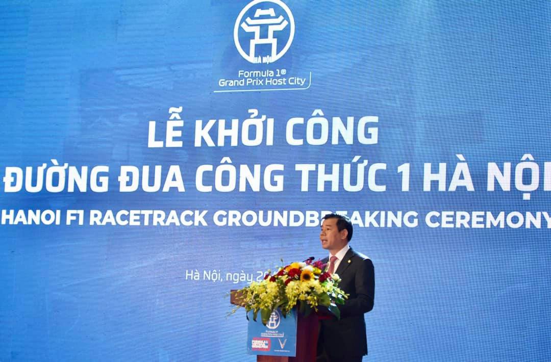 Hà Nội khởi công đường đua công thức 1 Hà Nội khởi công đường đua công thức 1