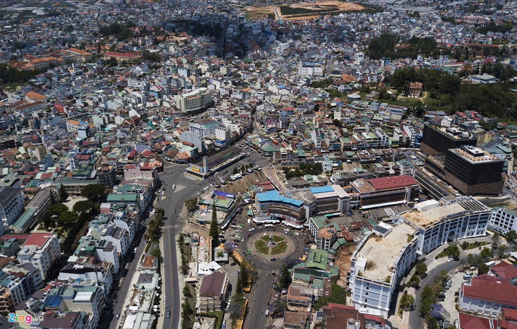 Hiện trạng khu trung tâm Hòa Bình sắp bị phá bỏ của Đà Lạt