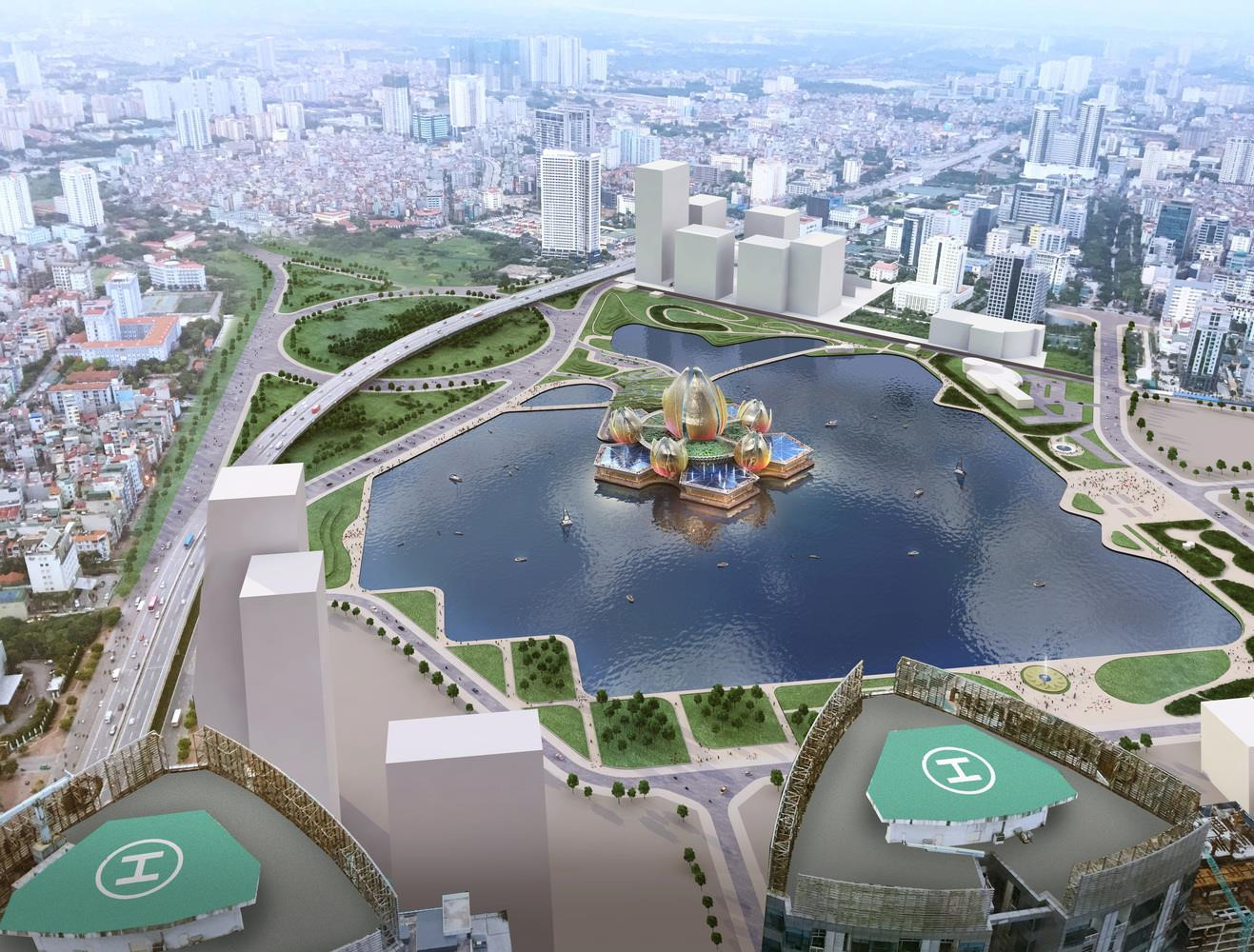 2 công viên đắp chiếu ở quận Cầu Giấy, Hà Nội