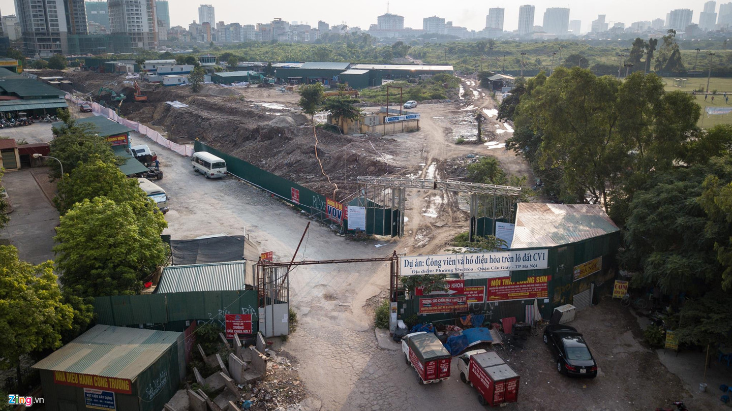 2 công viên đắp chiếu ở quận Cầu Giấy, Hà Nội