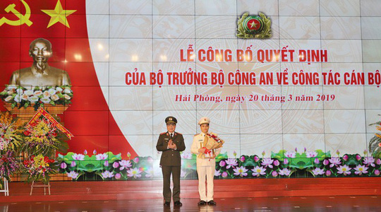 Tướng Đỗ Hữu Ca nghỉ hưu, Hải Phòng có tân giám đốc công an 47 tuổi