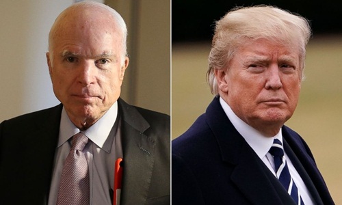 Hiềm khích không dứt giữa Trump với cố thượng nghị sĩ McCain