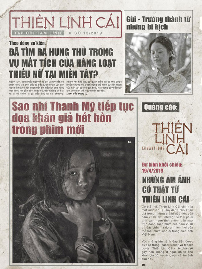 Đinh Y Nhung lo lắng với vai diễn 18+ trong Thiên Linh Cái