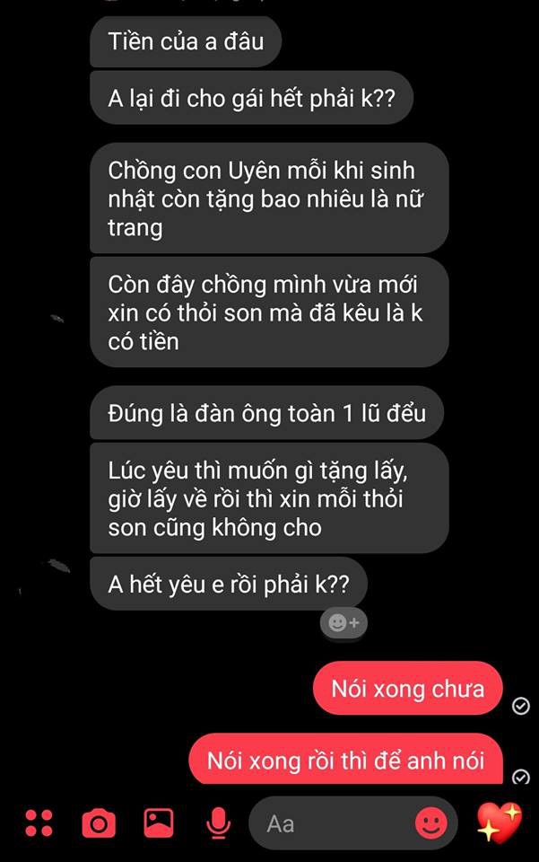 Bị đòi quà khi cháy túi lại còn được so sánh với chồng người ta, anh chồng chỉ nói một câu mà khiến vợ tắt điện