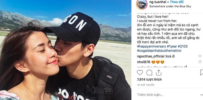 Phản ứng bất ngờ của Ngọc Thảo khi được bạn trai tỏ tình trên mạng