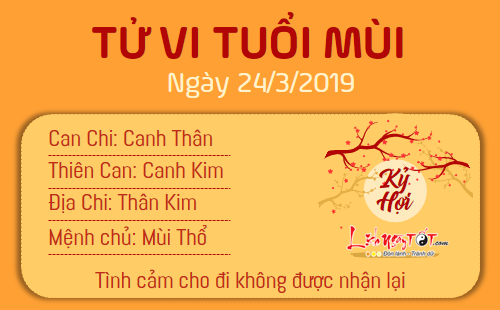 Tử vi Chủ nhật ngày 24/3/2019 của 12 con giáp: Thìn có cơ hội tốt đầu tư, Dần bị kẻ thứ 3 đe dọa hôn nhân Tử vi Chủ nhật ngày 24/3/2019 của 12 con giáp: Thìn có cơ hội tốt đầu tư, Dần bị kẻ thứ 3 đe dọa hôn nhân