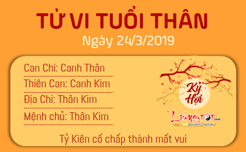 Tử vi Chủ nhật ngày 24/3/2019 của 12 con giáp: Thìn có cơ hội tốt đầu tư, Dần bị kẻ thứ 3 đe dọa hôn nhân Tử vi Chủ nhật ngày 24/3/2019 của 12 con giáp: Thìn có cơ hội tốt đầu tư, Dần bị kẻ thứ 3 đe dọa hôn nhân