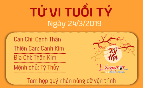 Tử vi Chủ nhật ngày 24/3/2019 của 12 con giáp: Thìn có cơ hội tốt đầu tư, Dần bị kẻ thứ 3 đe dọa hôn nhân Tử vi Chủ nhật ngày 24/3/2019 của 12 con giáp: Thìn có cơ hội tốt đầu tư, Dần bị kẻ thứ 3 đe dọa hôn nhân