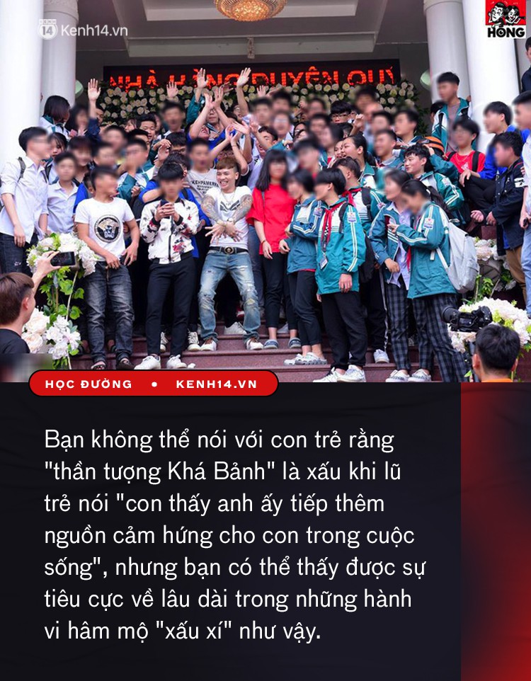 Cuồng Khá Bảnh, bênh Seungri: Văn hoá thần tượng của học sinh đang trở nên xấu xí, lệch lạc đến mức báo động Cuồng Khá Bảnh, bênh Seungri: Văn hoá thần tượng của học sinh đang trở nên xấu xí, lệch lạc đến mức báo động